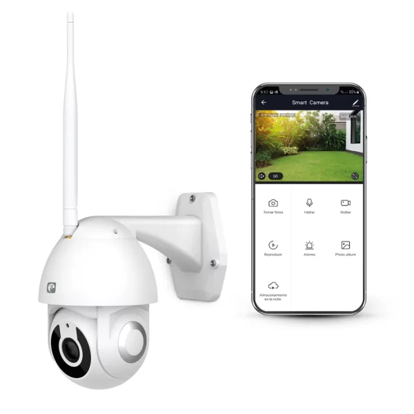 Camara de seguridad inteligente exterior